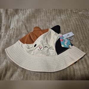Adorable Calico Cat Kids Squishmallows Bucket Hat